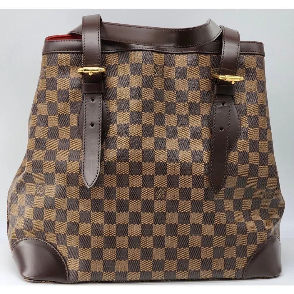 Louis Vuitton Hampstead GM Damier Ebene Shoulder Bag | Mint Condition - Picture 3 of 10